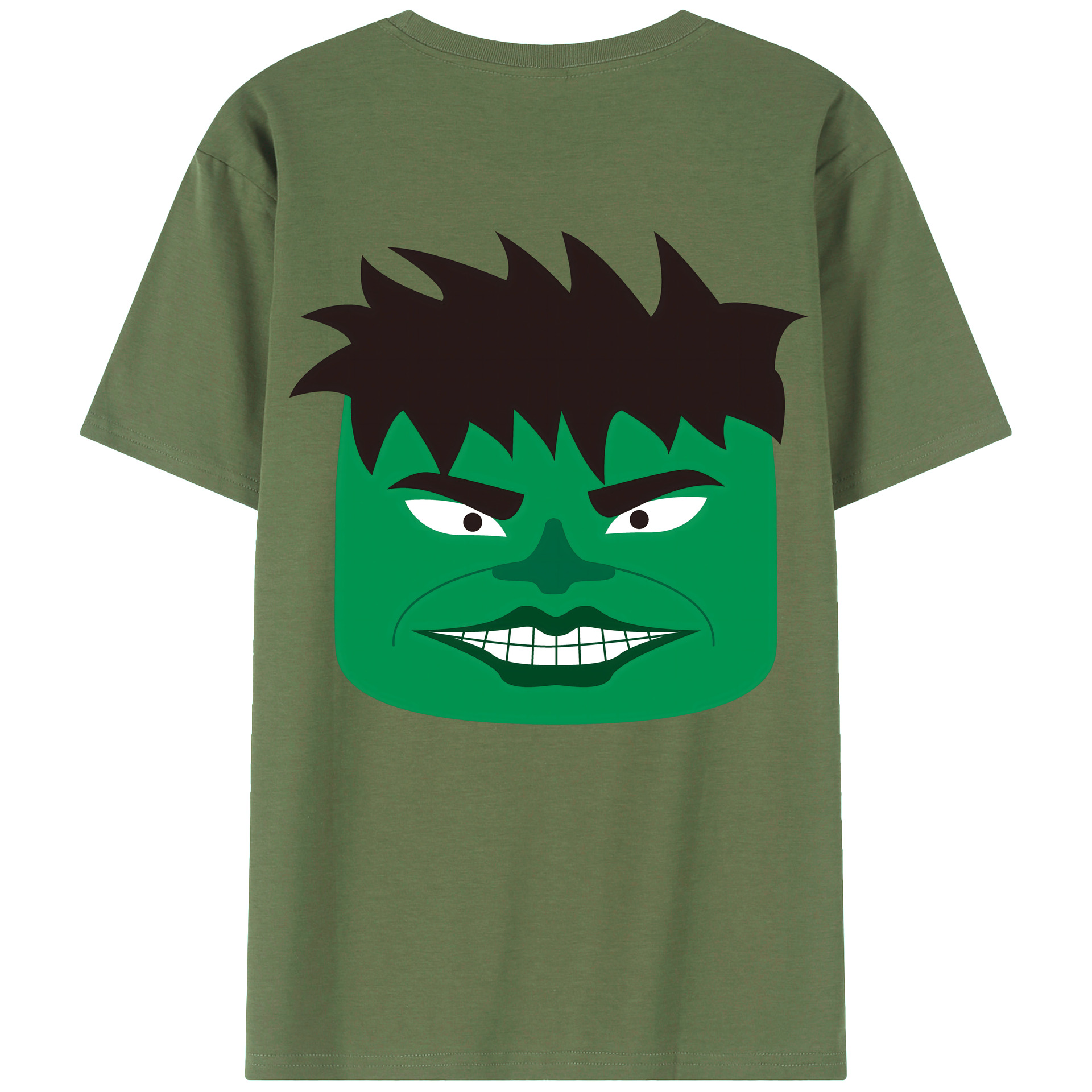 （画像用） アベンジャーズ The Avengers 綿100％ メンズ半袖Tシャツ（バックプリント） 通気性
